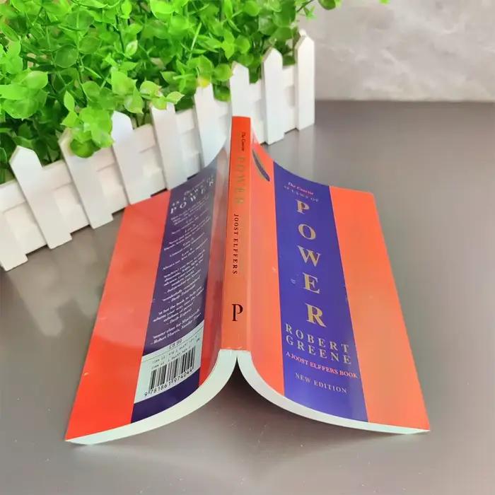 Livre anglais les 48 lois concis du pouvoir de Robert Greene, leadership politique, livres de Motivation de philosophie politique pour adultes