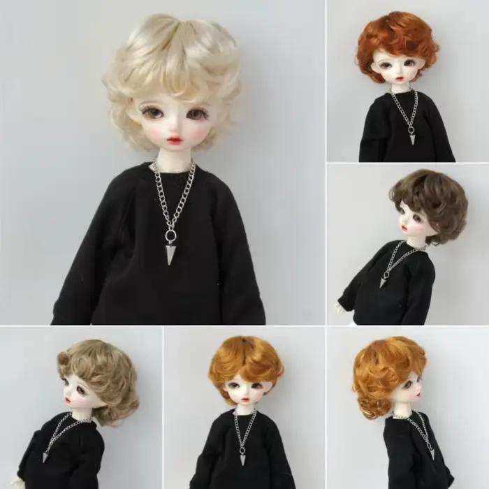1/12 1/8 1/6 1/4 1/3 YOSD MSD SD DOD QBaby mode unisexe Cupidon bouclés BJD perruque 6-7 pouces 7-8