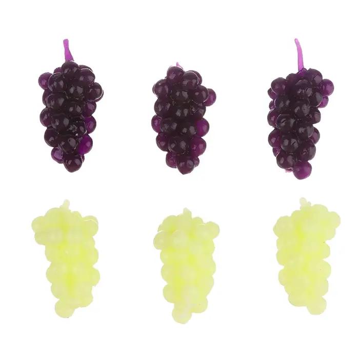 6 pièces/ensemble 1:12 maison de poupée Miniature violet vert raisin