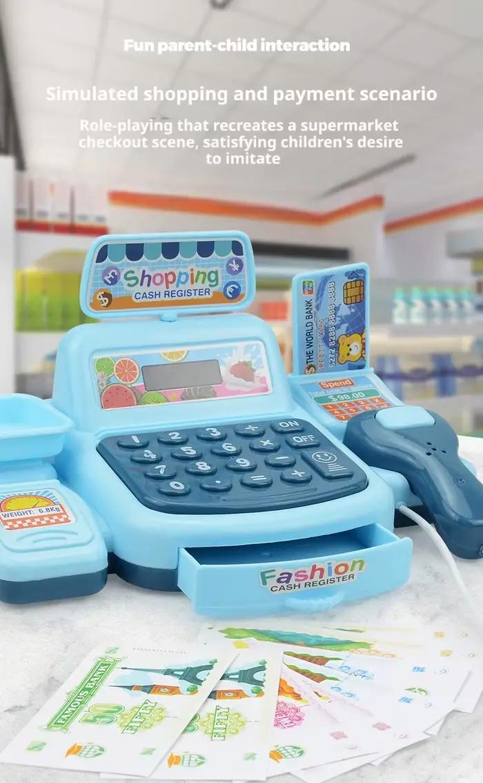 Jouet Simulation Caisse Supermarché Effets Lumineux Sonores Jeu Educatif Enfant Occasions Spéciales Familiales