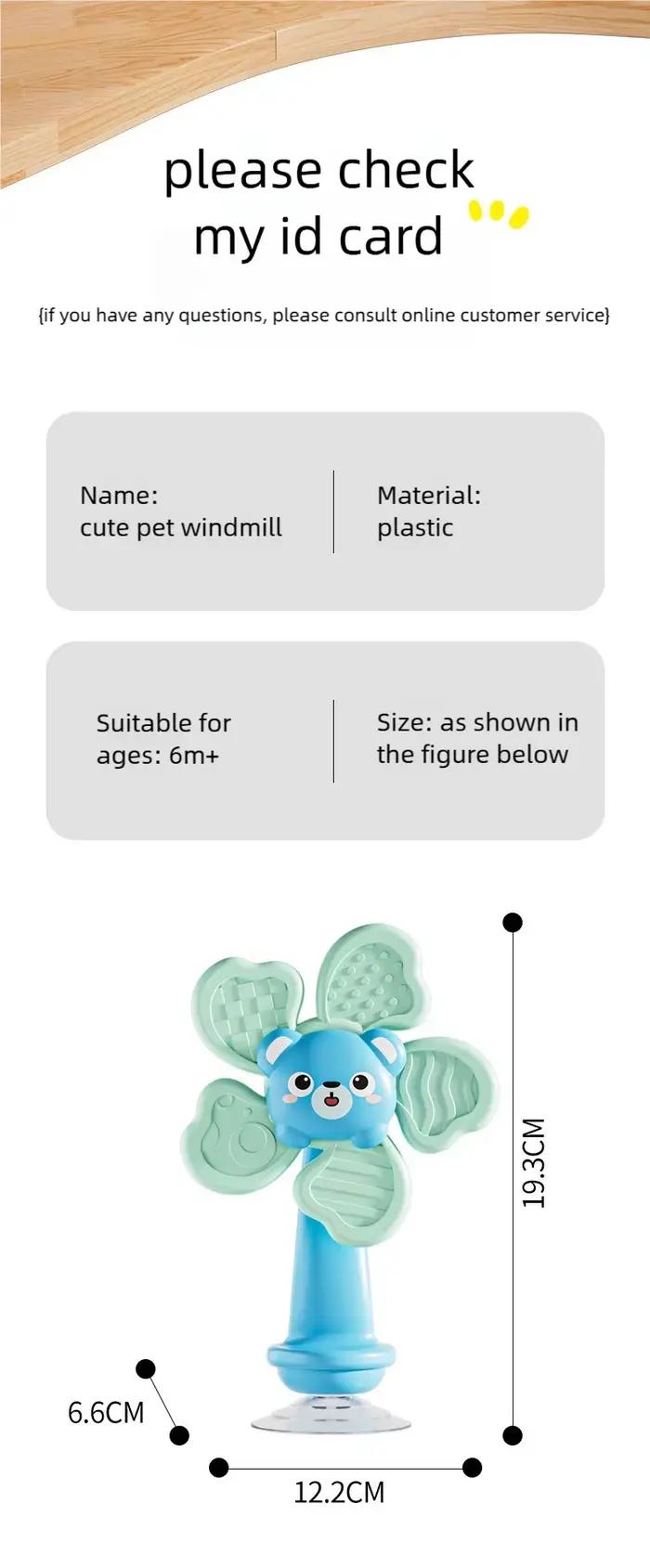 Jouet musical rotatif à ventouse pour bébé dessin animé sensoriel éducatif pour bain et activités sur table occasion naissance cadeau occasionnel développement cognitif pour tout-petits