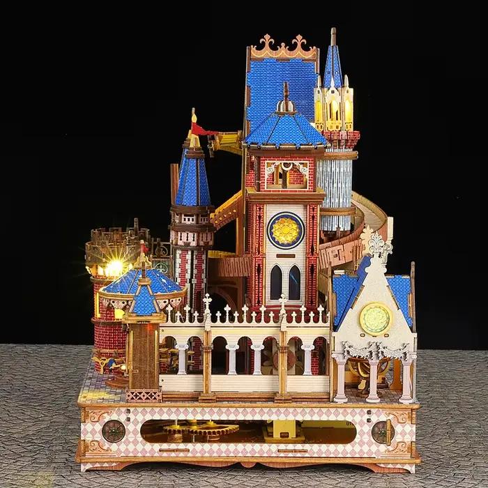 Château Annecy à Rotation mécanique en bois