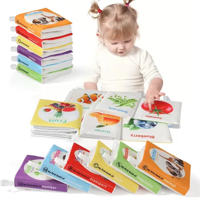 Livre d'éveil pour bébé de 0 à 6 mois