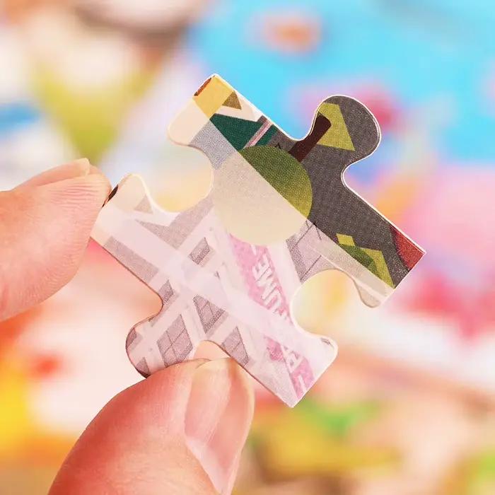 Économie 30 pièces Montessori 3D Puzzle dessin animé Animal en bois