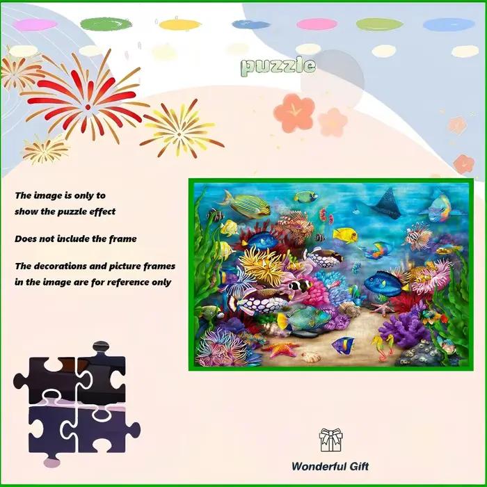 Un puzzle de haute qualité de 500/1000 pièces, parfait pour les adultes, est un jeu familial amusant qui aide à soulager le stress et est idéal pour les anniversaires.