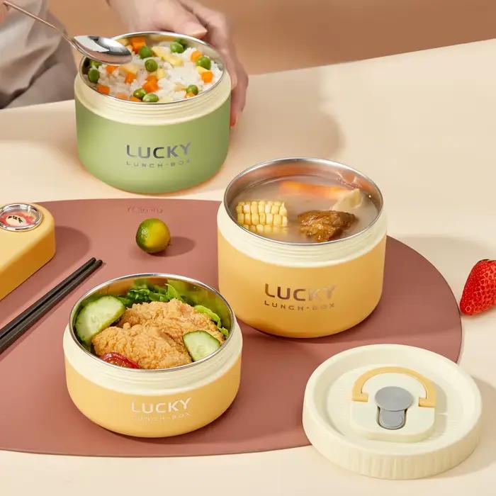 WORTHBUY Boîte à lunch thermique scellée portable pour enfants