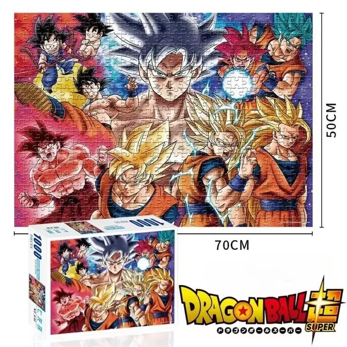 Puzzle en papier à assembler sur le thème de l'anime Dragon Ball