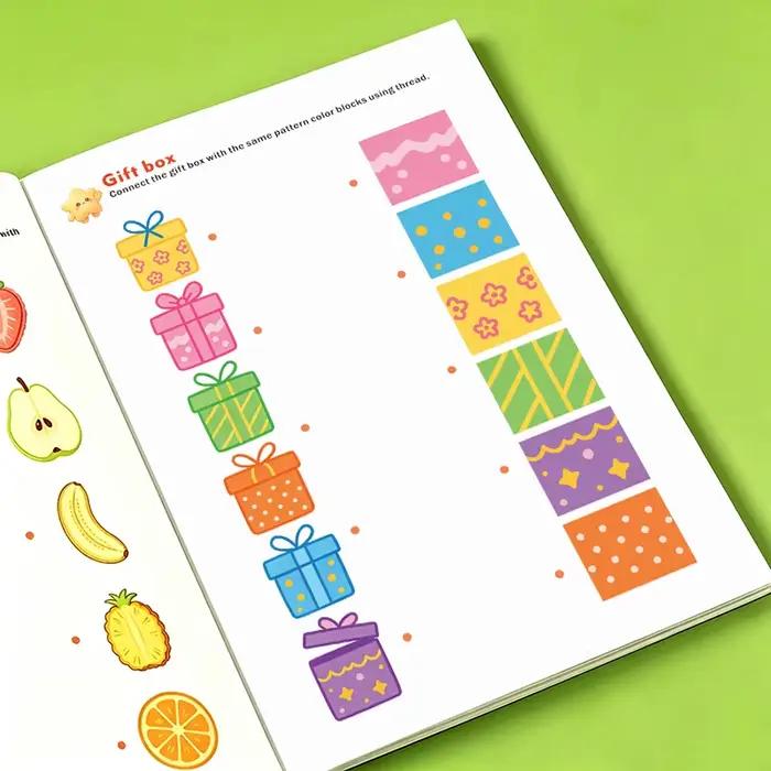 Cahier d'exercices sur les capacités d'observation des enfants : Trouvez l'image identique – Jeux d'association amusants pour les enfants de 3 à 6 ans