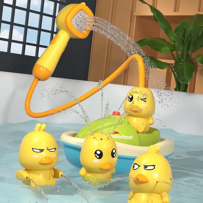 Baby Shower salle de bain jeu d'eau petit canard jaune fleur douche dispositif divin jet
