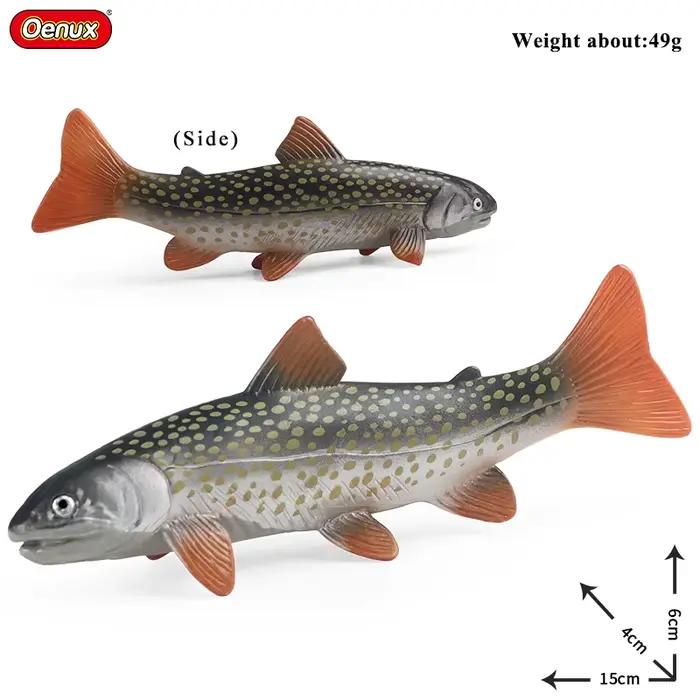 Oenux modèle de vie marine poisson clown saumon basse océan marin figurines d'action animaux PVC haute qualité éducation Miniature plage enfant jouet