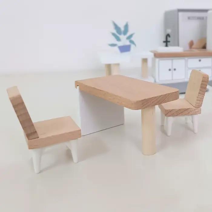 Maison de poupée de villa de style nordique pour enfants