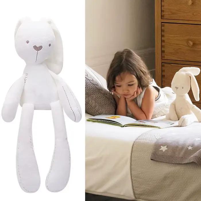 Marionnette à main de lapin en peluche pour bébé