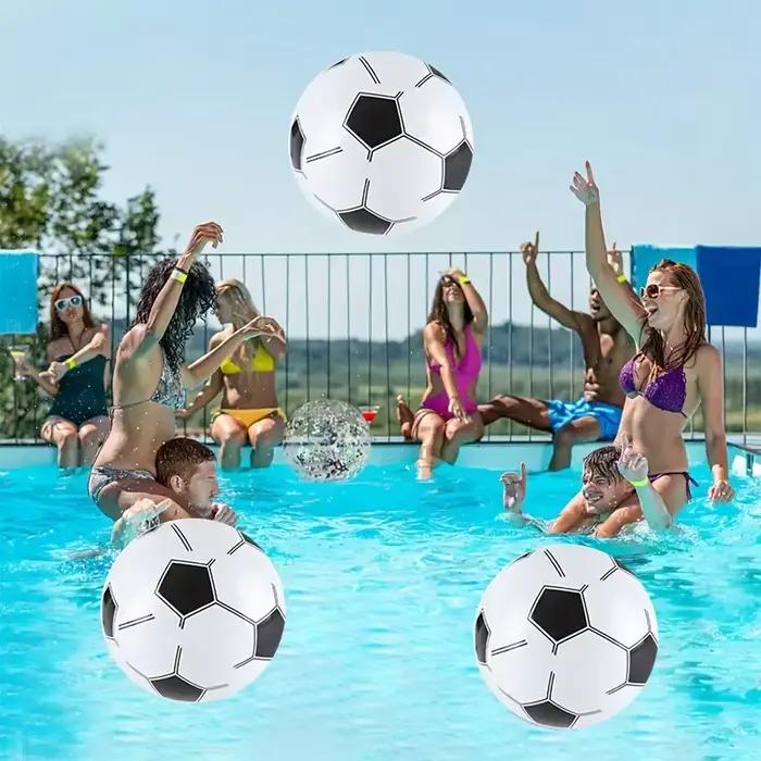 Ballon de football gonflable en PVC épaissi, ballon de plage gonflable, ballon de basket gonflable. Jouets pour fête aquatique