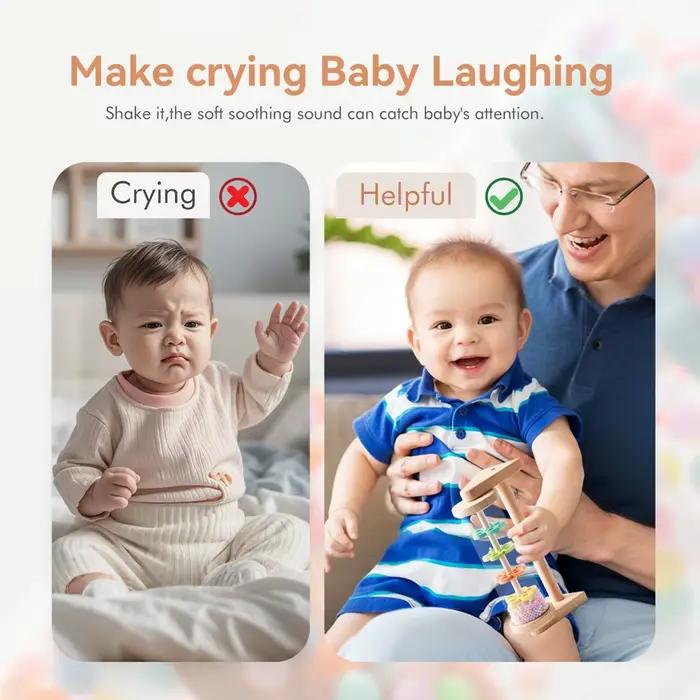 Jouet de bâton de pluie Montessori pour bébés