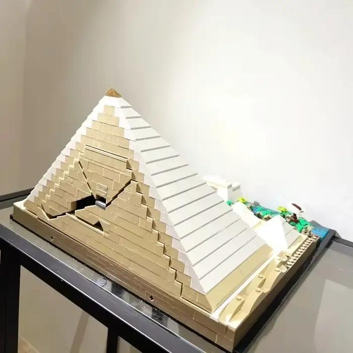 Nouvel ensemble de construction de la Grande Pyramide de Gizeh de 1476 pièces