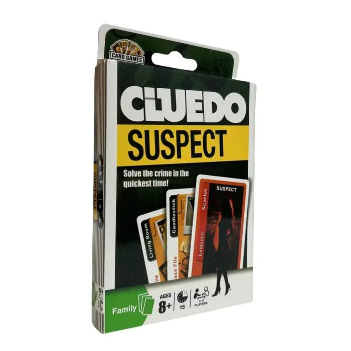 Le plus récent jeu de cartes Cluedo jeu mystère classique divertissement multijoueur interactif Kaarten
