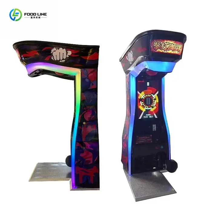 Nouvelle Machine de Divertissement de Boxe Ultime : Console de Jeu d'Arcade Sportive avec Émulateur de Coup de Pied et Musique d'Ambiance