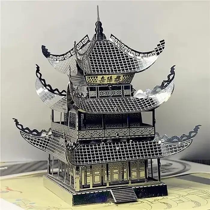 Yueyang tour 3D métal Puzzle modèle kits bricolage Laser découpé Puzzles