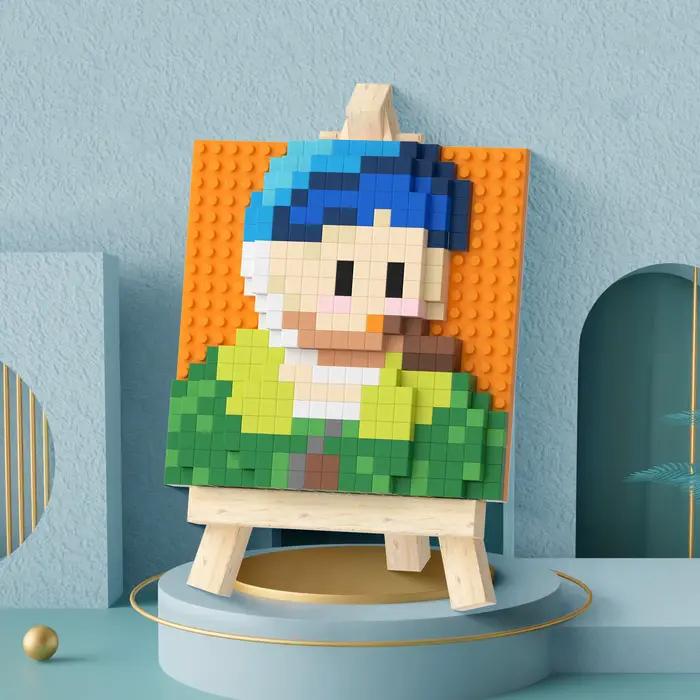 Blocs de construction de peinture à l'huile DIY - Jouets éducatifs pour garçons et filles - Cadeau parfait pour les espr