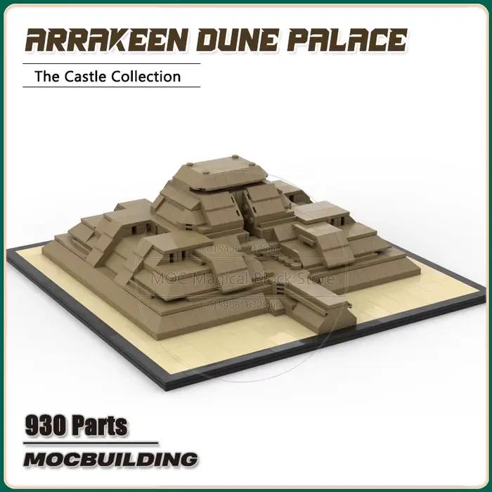 Arrakeen Dune Palace MOC blocs construction château Base modèle technologie briques bricolage assemblage éducatif affichage jouet cadeaux de noël