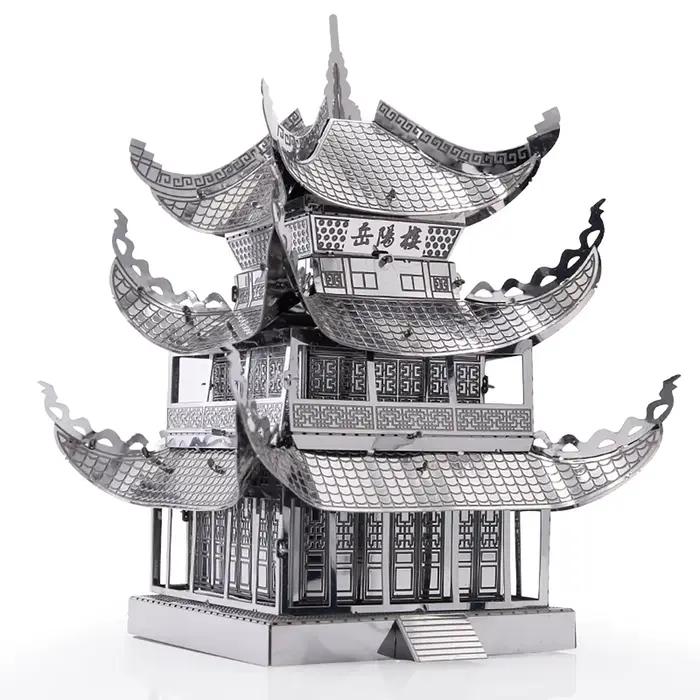 Yueyang tour 3D métal Puzzle modèle kits bricolage Laser découpé Puzzles