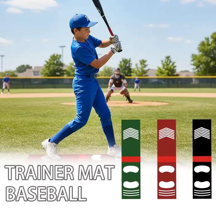 Tapis d'entraînement de frappe pour le softball et le baseball, idéal pour les débutants, avec correction de la posture