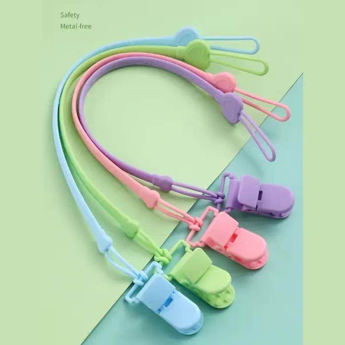 Attache-tétine en silicone JOFastened pour bébé