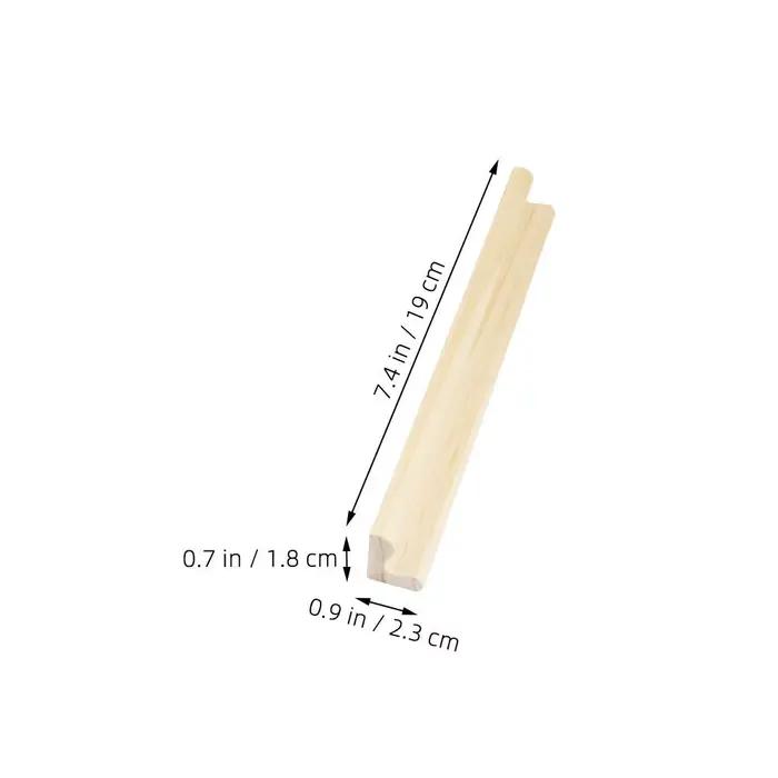 Ensemble de 8 supports en bois pour dominos