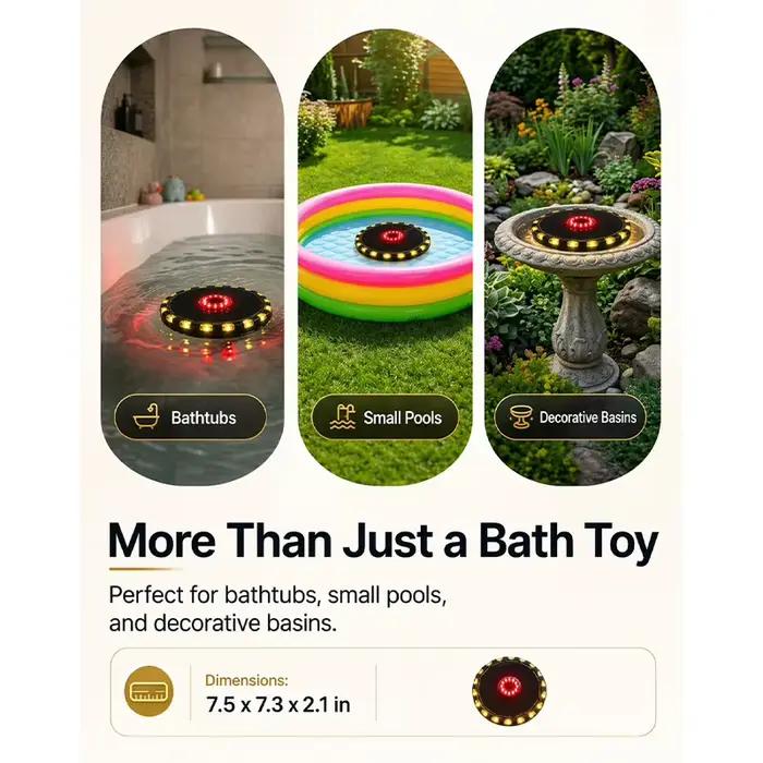 Fontaine de bain pour enfants avec lumière LED