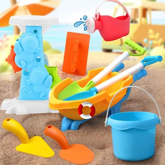 Ensemble de jouets de plage pour enfants avec camion et sablier