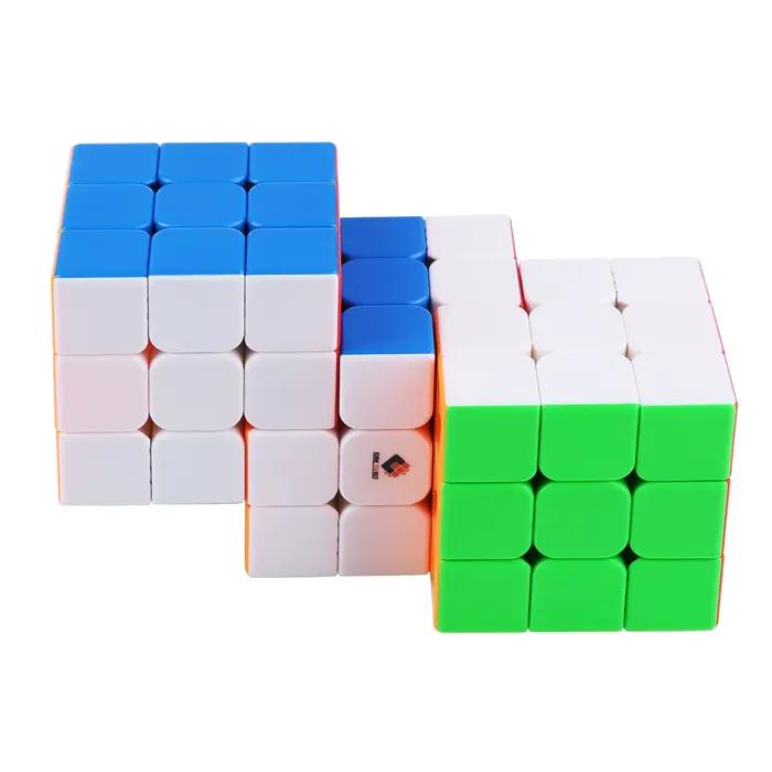 Triple 6x6 Cube magique joint Double 3x3 jeu de Puzzle jouets enfants adultes cadeau d'anniversaire sans colle