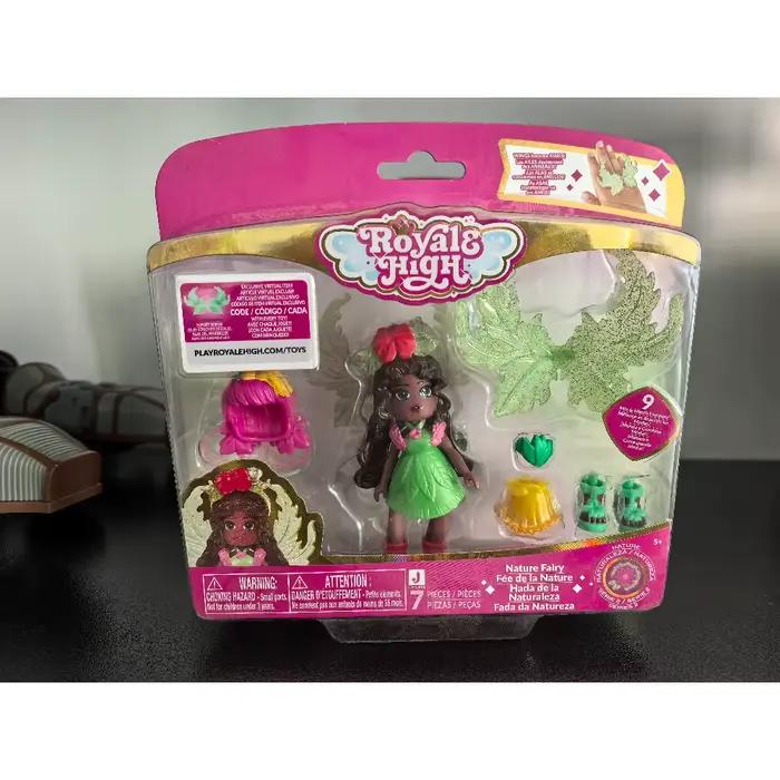 Figurine de mode royale High Fire Fairy avec code d'item virtuel, jouet de collection officiel sous licence pour les fans