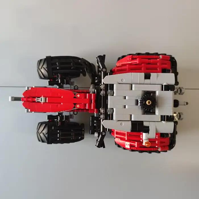 Ensemble de 1137 pièces de construction MOC Massey Ferguson Tracteur pour enfants occasion spéciale cadeau éducatif DIY