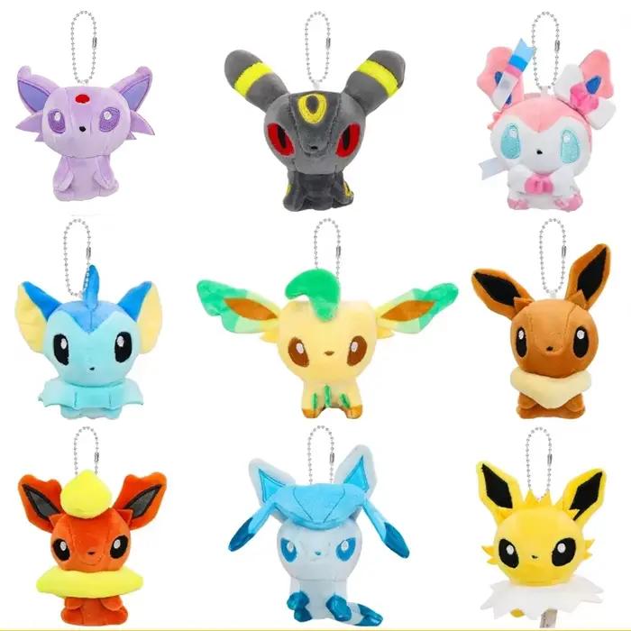 Eevee Umbreon Sylveon Espeon Vaporeon jouets en Peluche porte-clés