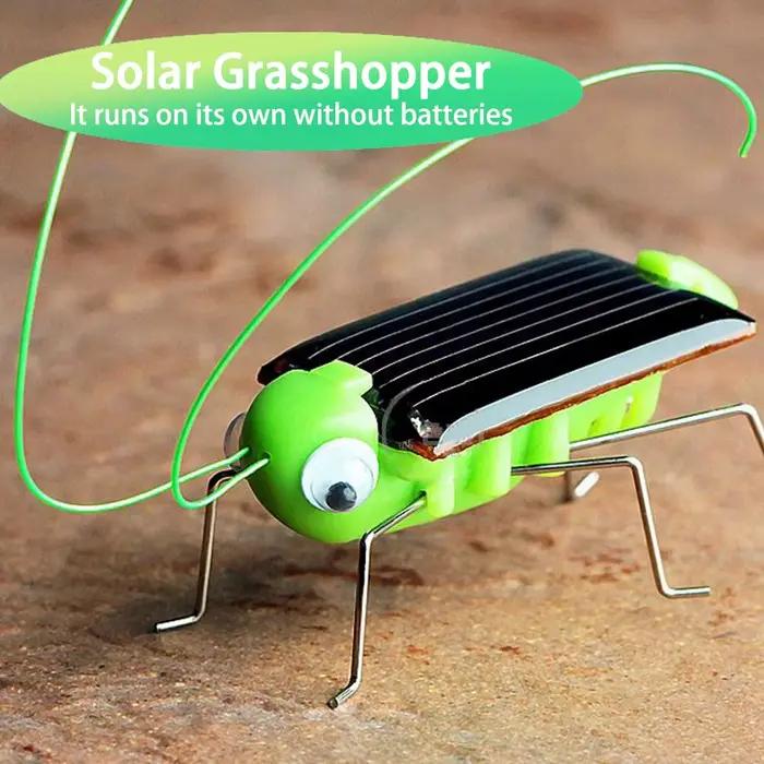 Jouet sauterelle solaire pour enfants
