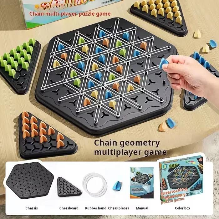 Jeu d'échecs Triangle à chaîne