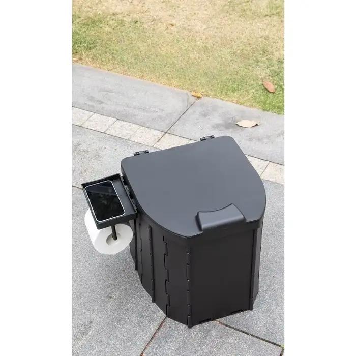 Toilettes portables pliantes avec couvercle