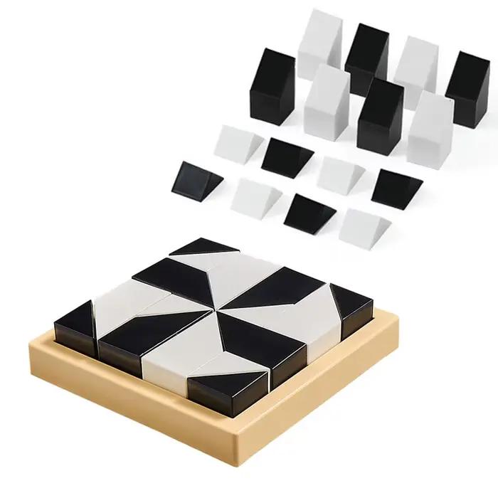 Puzzle de blocs cachés en plastique
