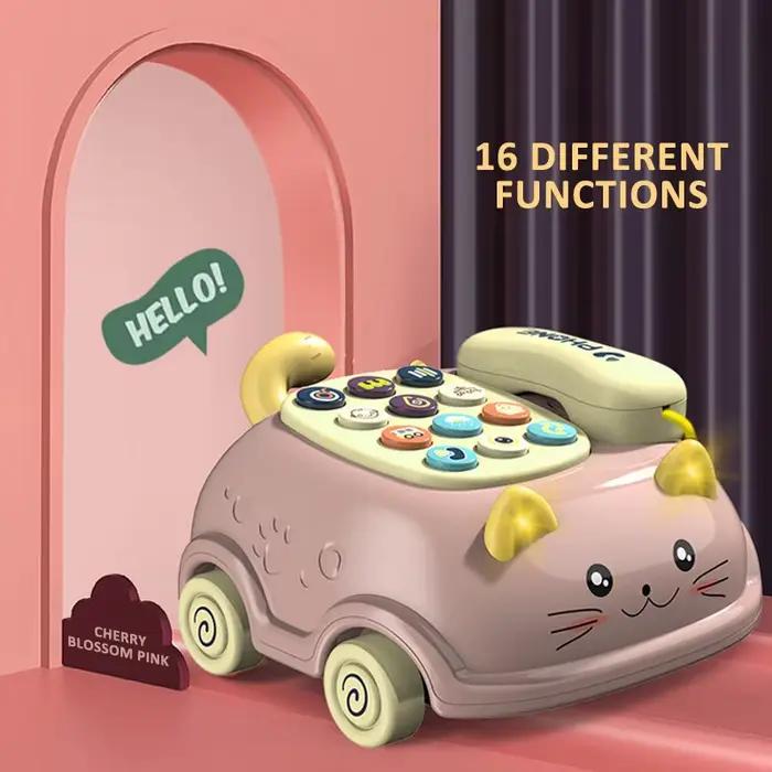 Jouets éducatifs bébés 0 12 mois lumières Montessori piano musical téléphone histoire filles enfants occaions spéciales