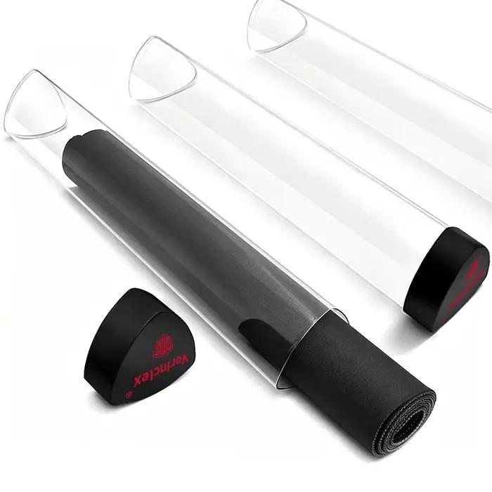 Tube de rangement pour tapis de jeu triangulaire, boîte de rangement pour tapis de jeu, protège-tapis de jeu de cartes à collectionner, tapis de bureau, tapis de souris, étui de transport