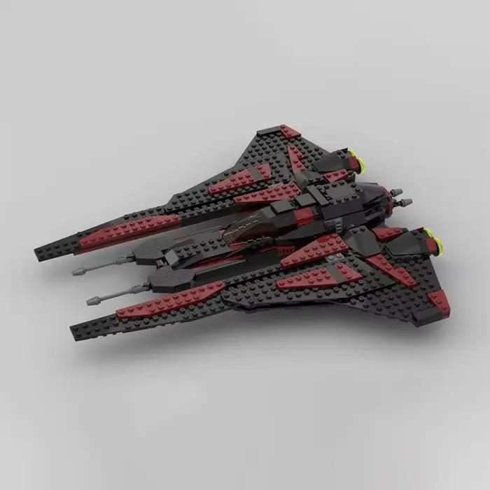 381 pièces MOC Mandalorian Fighter Maul Star Battle Model Building blocks Assemble DIY creative idea toy Brick Christmas gift Kids