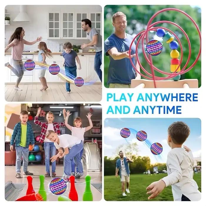 Balle volante jouet 2025 contrôlée à la main Boomerang Hover Ball jouets Fidget Flying Spinner avec lumières magiques