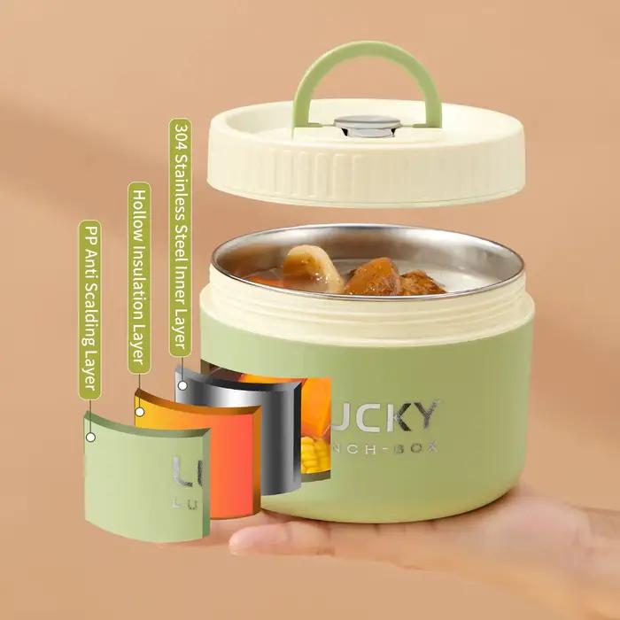 WORTHBUY Boîte à lunch thermique scellée portable pour enfants