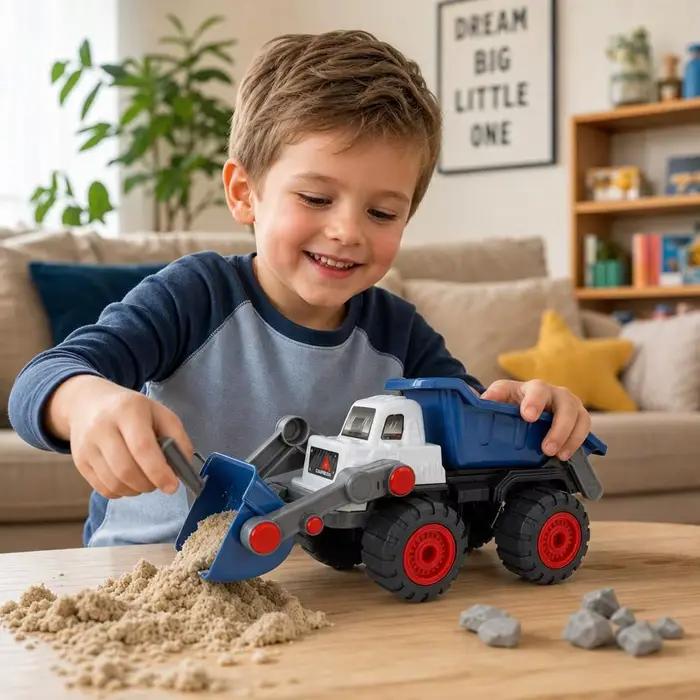 Camion benne de chantier jouet