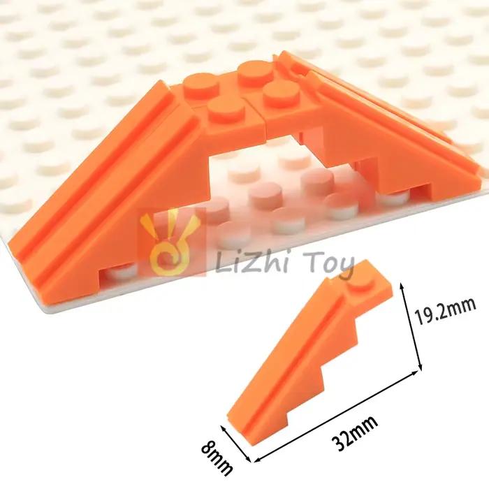 MOC maison toit avant-toit blocs de construction briques Style chinois ancien carrelage vitré jardin cour Architecture 70681W jouets