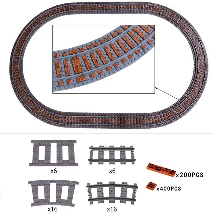 MOC City Train Rail Crossing