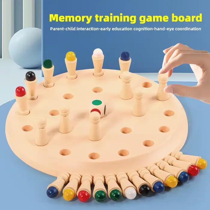 Jeu d'échecs à mémoire de forme: jeux de société familiaux pour enfants et adultes