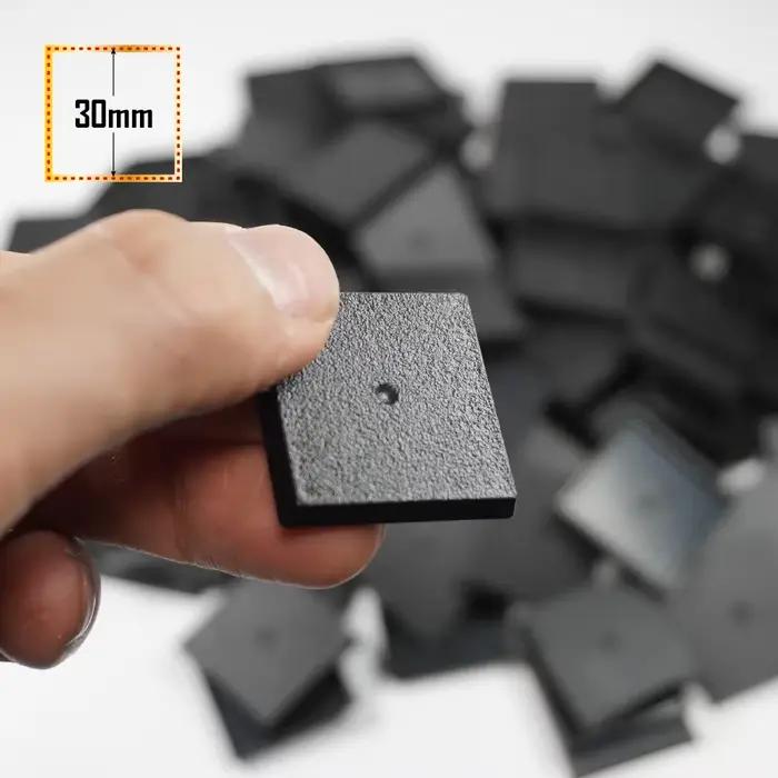 Bases carrées de 30 mm pour base de miniatures de jeux