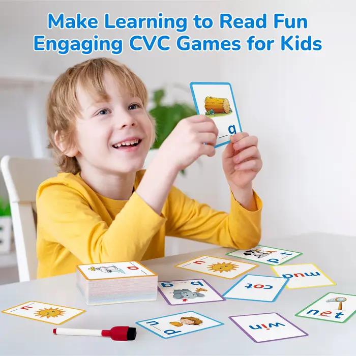 Cartes flash de mots CVC
