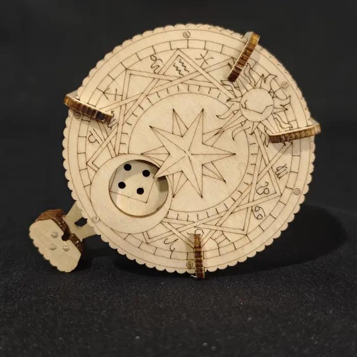 Kit de modèle de dés de Puzzle en bois 3D pour adultes